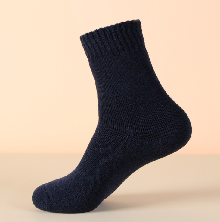 Merino Wool Socks Navy