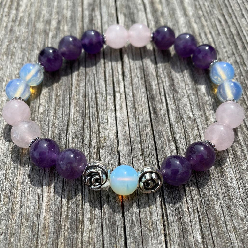 Oeil grec Amethyste/Quartz rose – My Stones 21